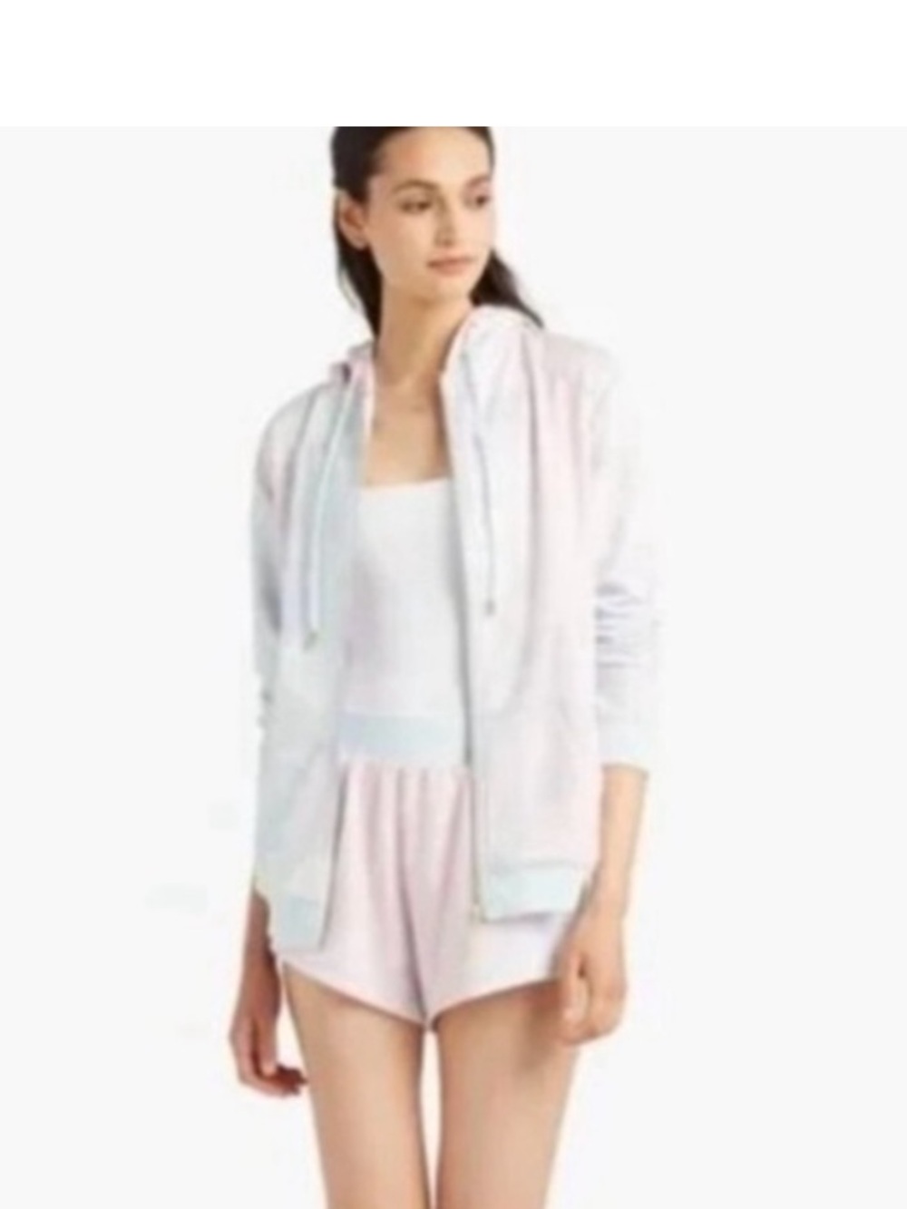 Hill House Allie short + jacket set in tie dye